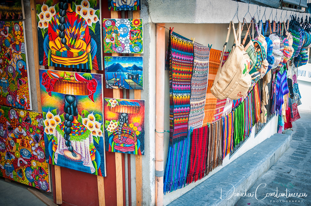 Arts and Crafts on sale at market in Guatemala